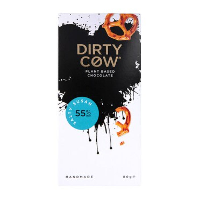 irty Cow - Plant Based Chocolate Handmade Salty Susan, 80g