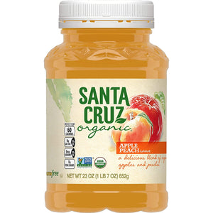 Santa Cruz Organic Apple Peach Sauce, 23 Ounce
| Pack of 12
