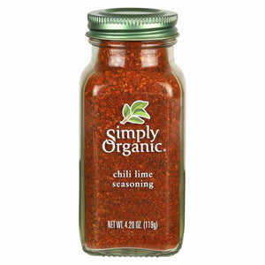 Simply Organic Organic Chili Lime Seasoning Powder, 4.20 Oz
 | Pack of 6