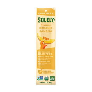 Solely Fruit Jerky Banana Organic , 0.8 oz
 | Pack of 12