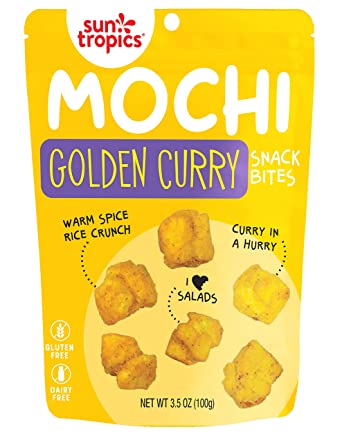 Sun Tropics Mochi Snack Bites Golden Curry -- 3.5 oz
| Pack of 12 - PlantX US
