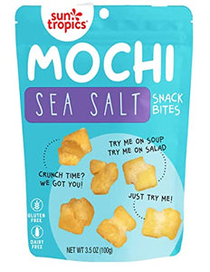 Sun Tropics - Mochi Snack Bites Sea Salt, 3.5 Oz | Pack of 12