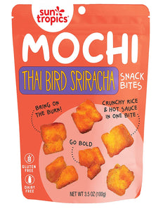 Sun Tropics Mochi Snack Bites Thai Bird Sriracha -- 3.5 Oz
| Pack of 12