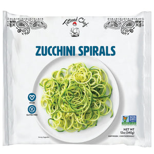 Tattooed Chef - Vegetable Zucchini Spirals, 12oz  Pack of 5