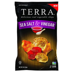 Terra Chips - Chips - Sea Salt & Vinegar, 5oz (Pack of 12)
