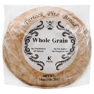 Turlock Pita Bread - Pita, 18oz | Multiple Options | Pack of 18