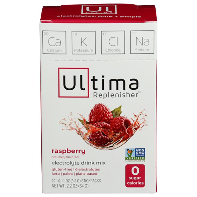 Ultima Replenisher - Electrolyte Hydration Raspberry,2.3 oz