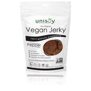 Unisoy – Vegan Black Pepper Jerky, 3.5 oz