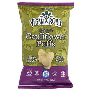 Veganrobs - Puffs - Cauliflower, 3.5oz (Pack of 12)