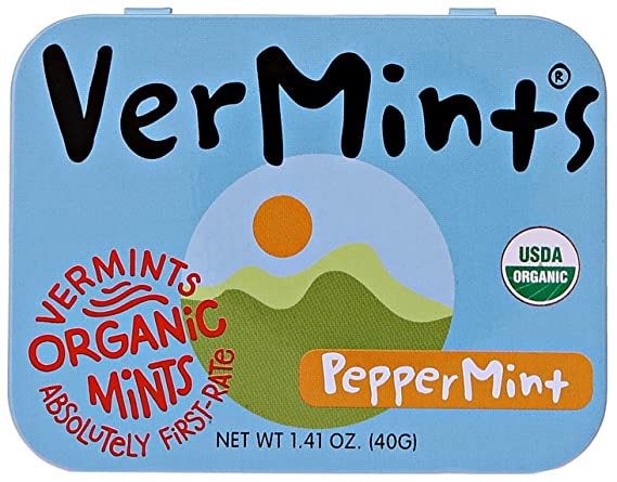 VerMints All Natural Peppermint Candy, 1.41 oz
| Pack of 6 - PlantX US