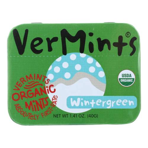 Vermints - Candy - Wintergreen, 1.41oz (Pack of 6)
