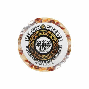 Virgin Cheese - Organic Vegan Artisan Pepper Jack Cheese, 5oz