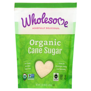 Wholesome - Cane Sugar (Raw Turbinado & Organic), 16oz | Multiple Flavors