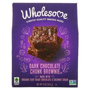 Wholesome - Dark Chocolate Chunk Brownie Mix, 14oz