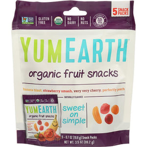 Yumearth - Fruit Snack - Original, 3.5oz (Pack of 12)