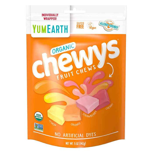 Yumearth - Candy Chewys - Original, 5oz (Pack of 6)