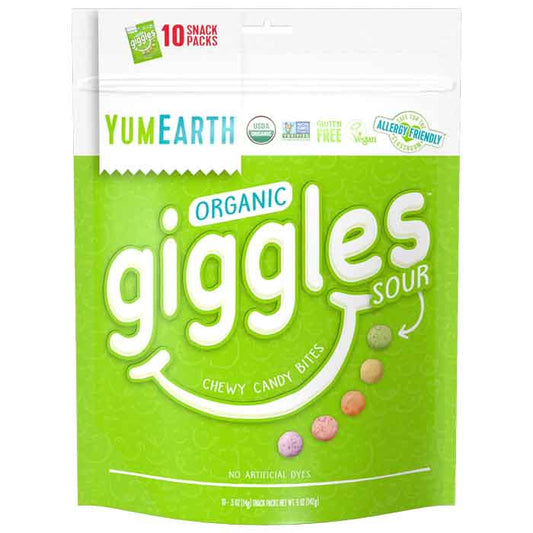 Yumearth - Candy - Sour Giggles, 5oz (Pack of 6)