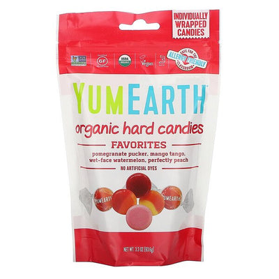 YumEarth, Organic Hard Candies, 3.3 oz
| Pack of 6 - PlantX US