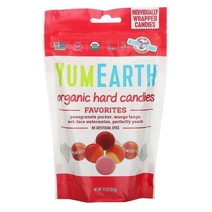 YumEarth, Organic Hard Candies, 3.3 oz 
 | Pack of 6