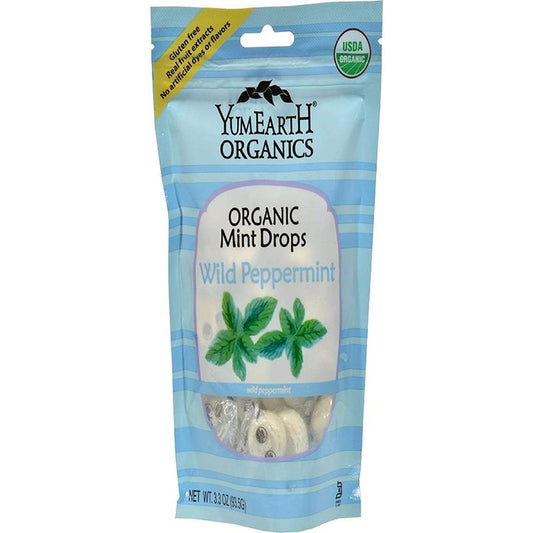 Yumearth - Candy Drop - Peppermint Wild, 3.3oz (Pack of 6)