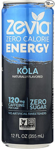 Zevia Zero Calorie Energy Drink - Kola - 12 Fl Oz
 | Pack of 12