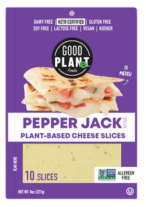 Good Planet Foods - Plant-Based Pepper Jack Cheese Slices, 8oz