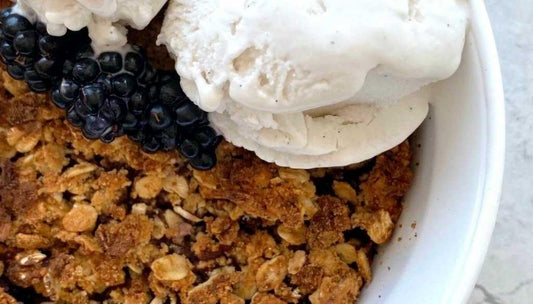 High Protein Blackberry Crumble Recipe - PlantX US