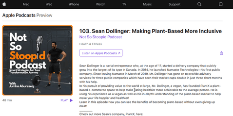 103. Sean Dollinger: Making Plant-Based More Inclusive