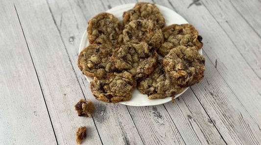 Earth-Shattering Tahini Chocolate Chip Walnut Cookies