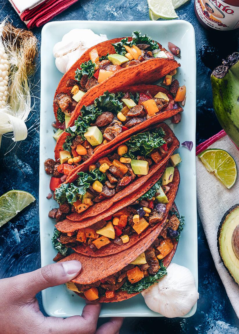 Vegan Chicken Tacos Recipe - PlantX US