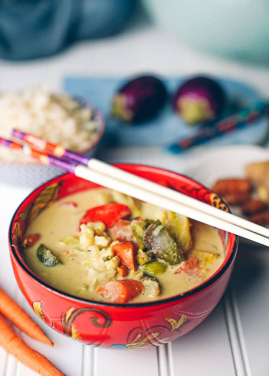 10 minutes Thai Green Curry with no worries Recipe - PlantX US