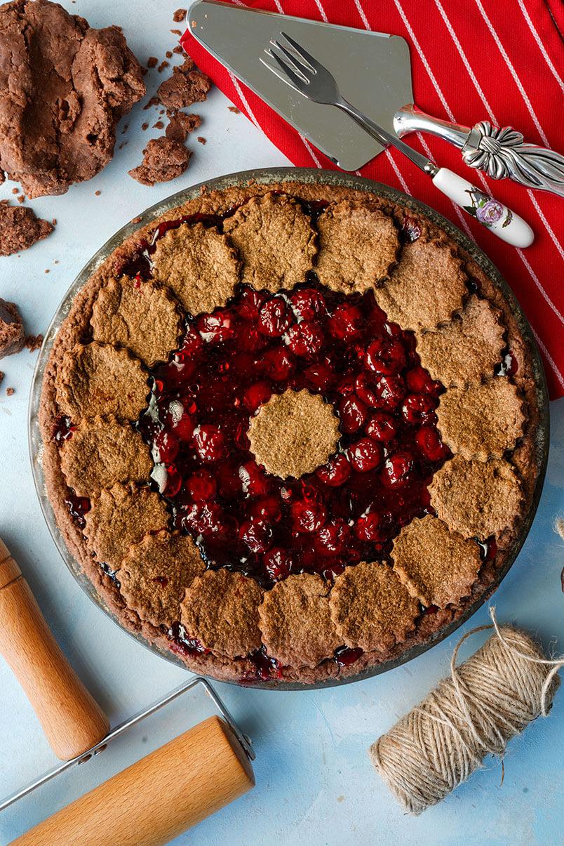 Chocolate Pie with Cherry Filling Recipe - PlantX US