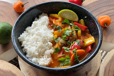 Red Thai Curry With Rice Recipe
