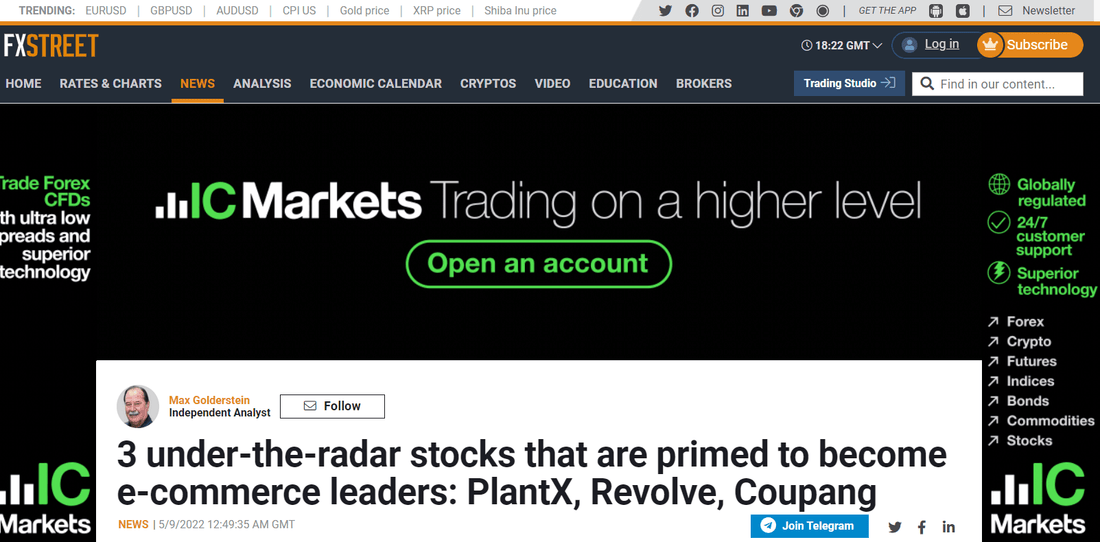 3 under-the-radar stocks that are primed to become e-commerce leaders: PlantX, Revolve, Coupang - PlantX US