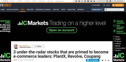 3 under-the-radar stocks that are primed to become e-commerce leaders: PlantX, Revolve, Coupang - PlantX US