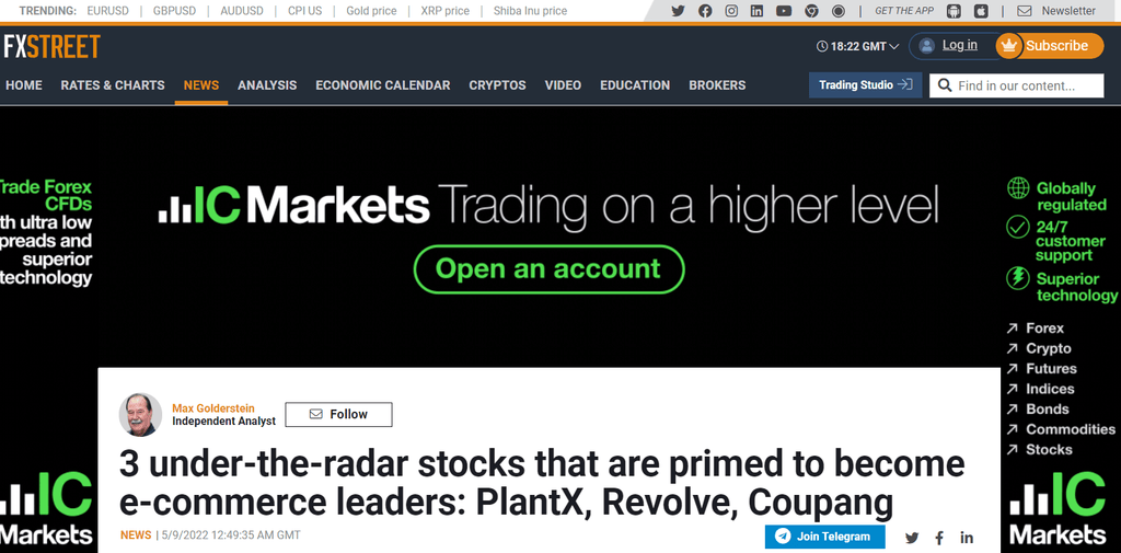 3 under-the-radar stocks that are primed to become e-commerce leaders: PlantX, Revolve, Coupang