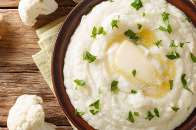 Garlic Cauliflower Mashed Potatoes Recipe