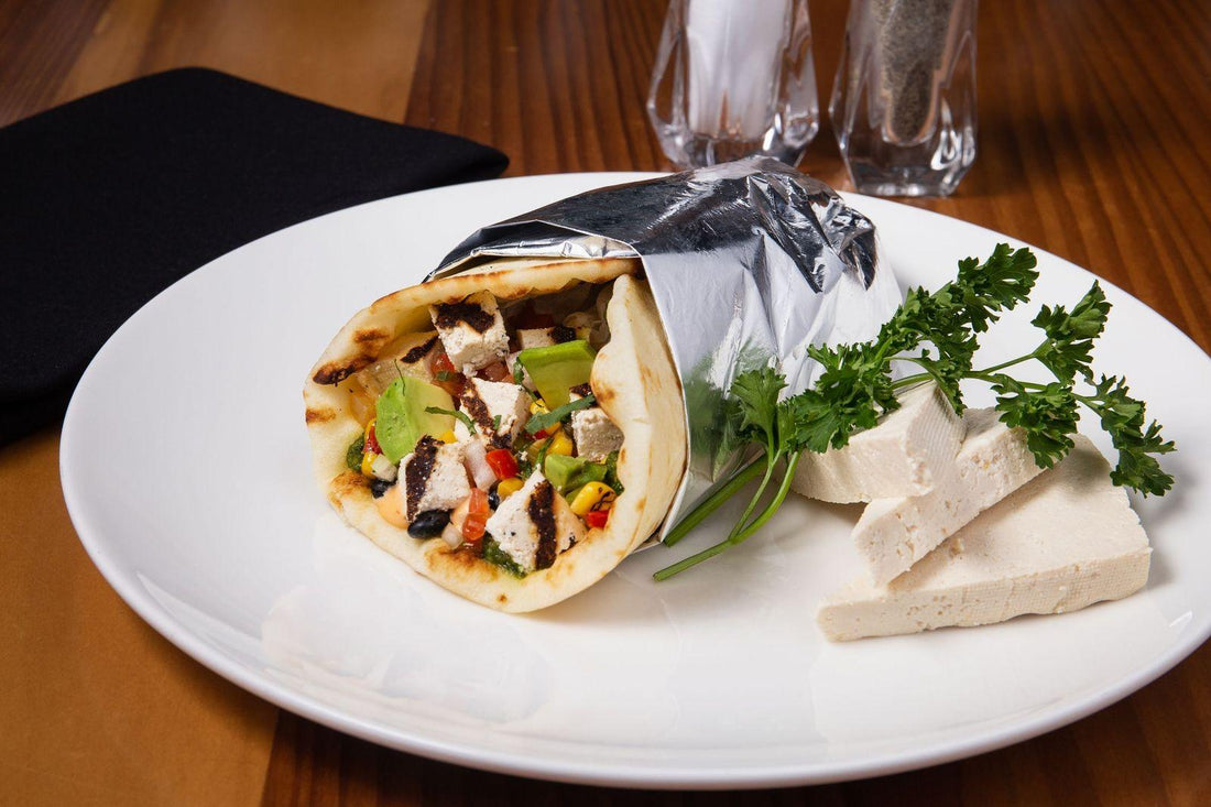 Vegan Shawarma Tofu Pita Wraps