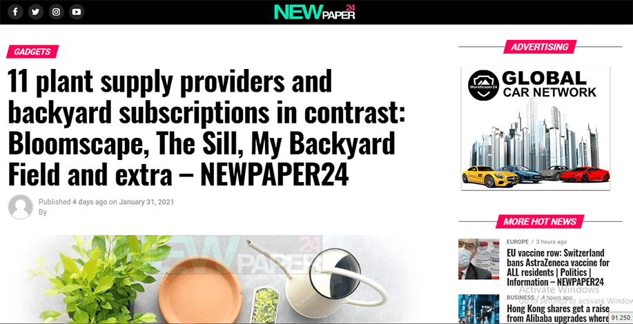 11 plant supply providers and backyard subscriptions in contrast: Bloomscape, The Sill, My Backyard Field and extra – NEWPAPER24 - PlantX US