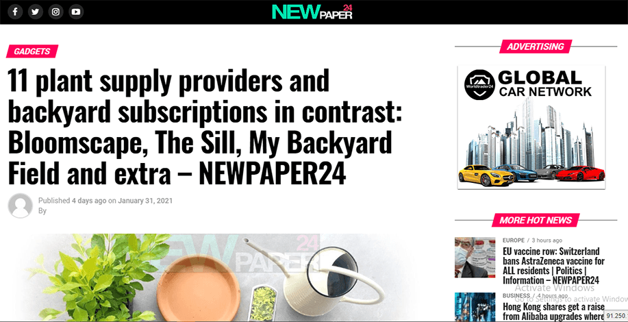 11 plant supply providers and backyard subscriptions in contrast: Bloomscape, The Sill, My Backyard Field and extra – NEWPAPER24