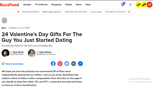 24 Valentine's Day Gifts For The Guy You Just Started Dating - PlantX US
