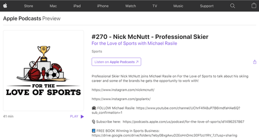 #270 - Nick McNutt - Professional Skier - PlantX US