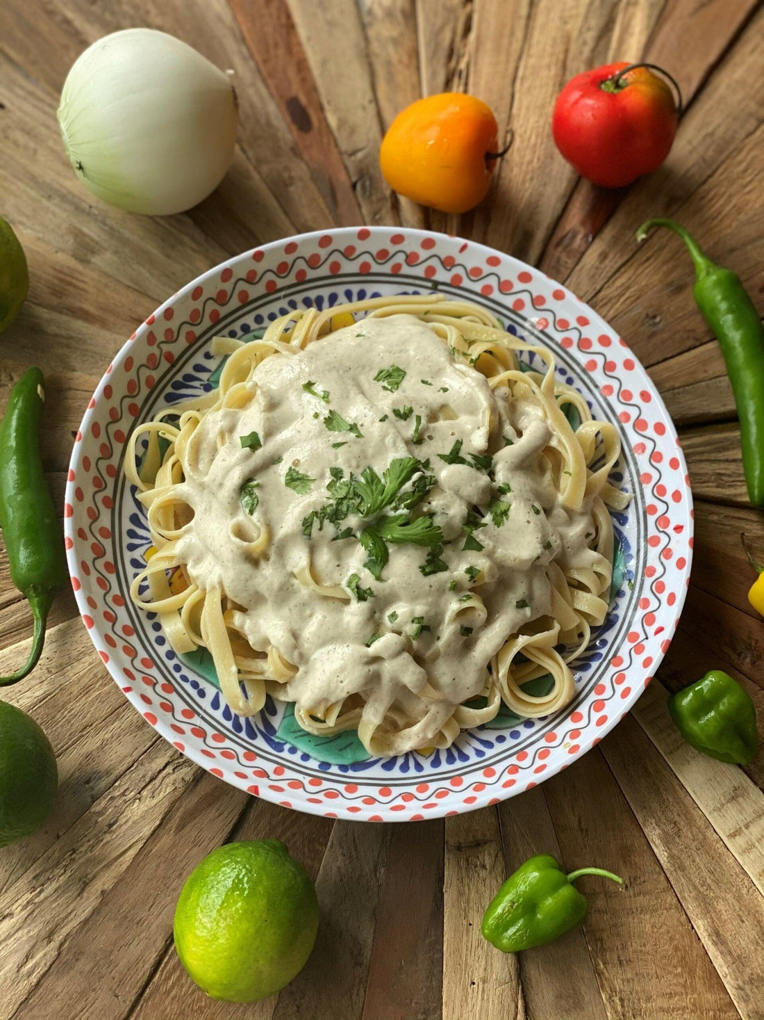 vegan-recipes-Alfredo Fettuccine Pasta (Dairy-Free)