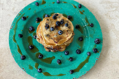 Blueberry Pancakes (Vegan, Dairy-Free) Recipe