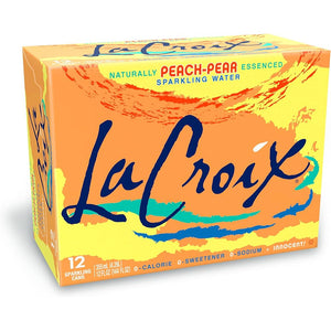 La Croix - Sparkling Water Peach Pear, 144 fl oz | Pack of 2