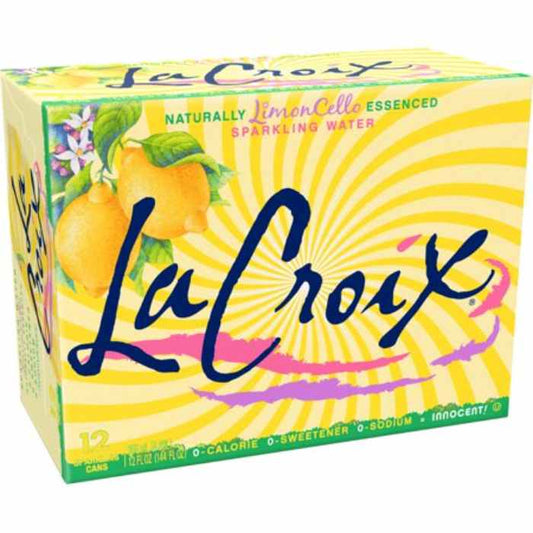 La Croix - Sparkling Limoncello Water, 144 Fl Oz | Pack of 2