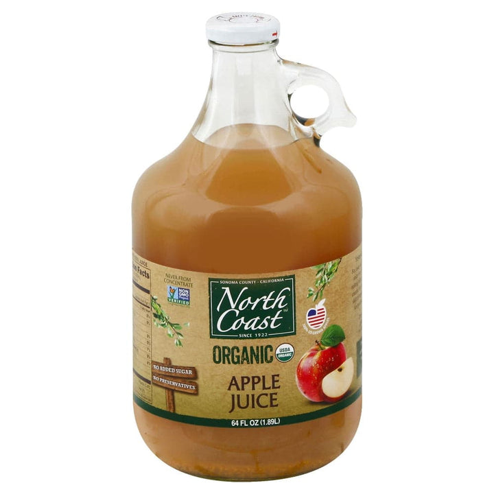 North Coast - Organic Juice Apple 64 FO - Pack of 8