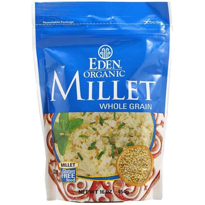 Eden Foods - Organic Whole Grain Millet 16 OZ - Pack of 12