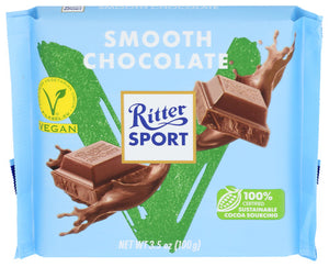 Ritter Sport - Chocolate Bar Smooth, 3.5oz | Pack of 12