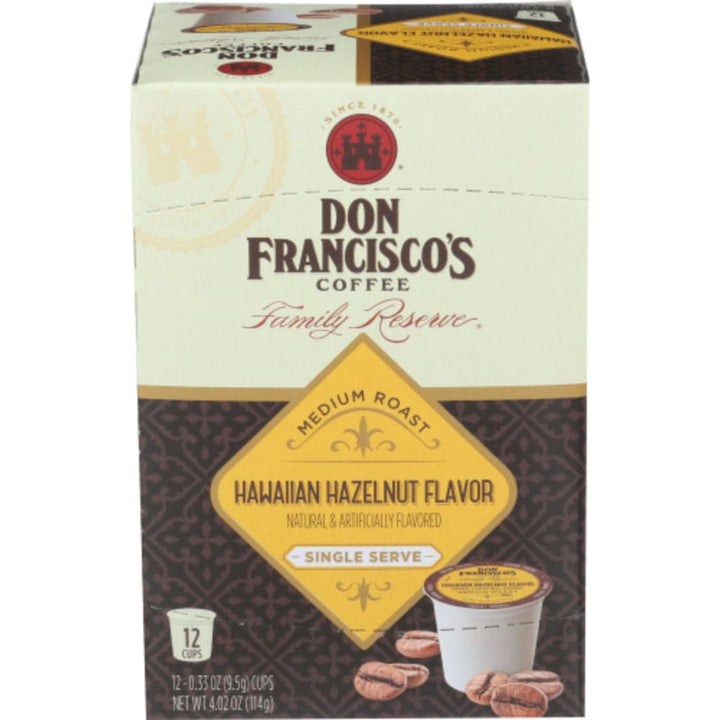 Don Francisco's - Hawaiian Hazelnut Gourmet Coffee, 4.02 Oz
